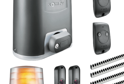 Somfy Elixo 500 230 V Kremayerli Set RTS Yana Kayar Kapı Motoru